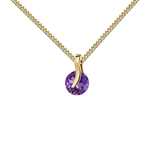 JEVELION Kette mit Anhänger Amethyst Edelstein günstig online kaufen