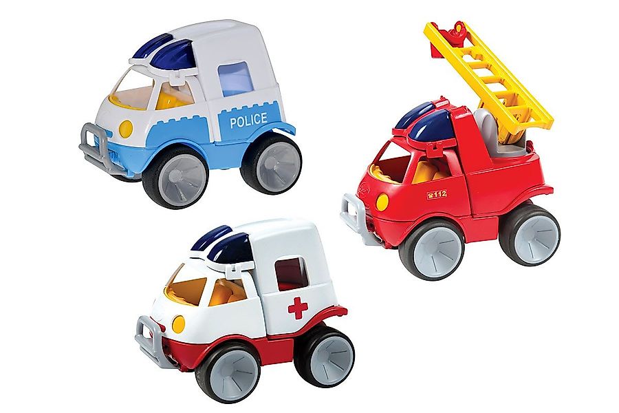 GOWI Spielzeug-Auto Baby Sized, (Einsatzfahrzeuge, 3-tlg) günstig online kaufen