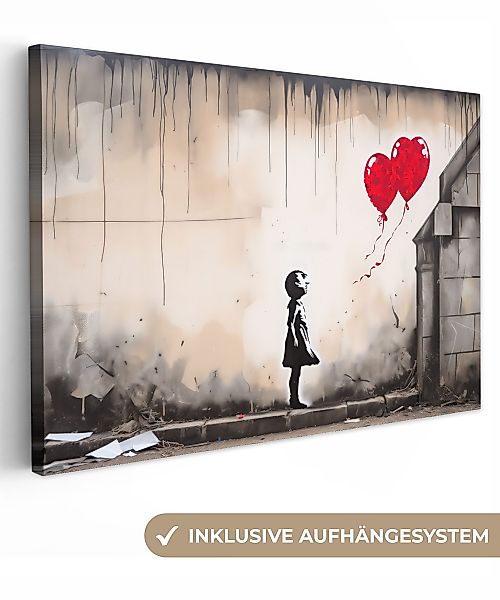 OneMillionCanvasses® Leinwandbild Kunst - Mädchen - günstig online kaufen