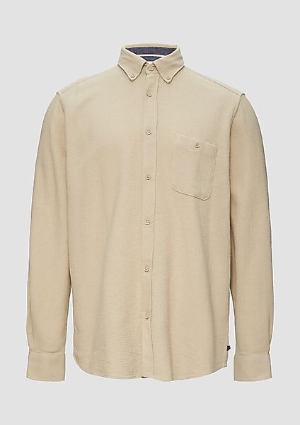 s.Oliver Langarmhemd Regular Fit: Button-down-Hemd aus günstig online kaufen