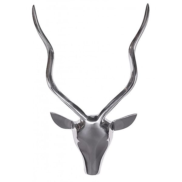 FINEBUY Wanddekoobjekt FB37878 (Wandgeweih Alu Modern, günstig online kaufen