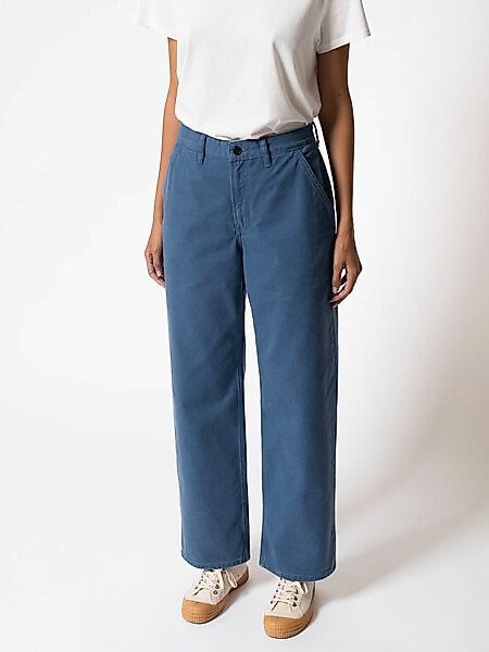 Damen Hose "Willa Pants" Blue Twill günstig online kaufen
