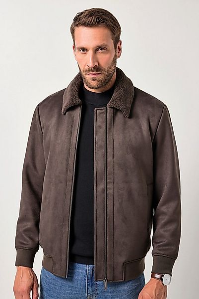 JP1880 Funktionsjacke JP AWARE Bomberjacke Lederoptik Teddyfutter günstig online kaufen