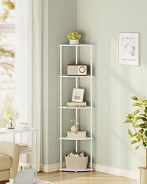 SONGMICS HOME Eckregal Standregal Regal, mit 5 Ebenen, superschnelle werkze günstig online kaufen