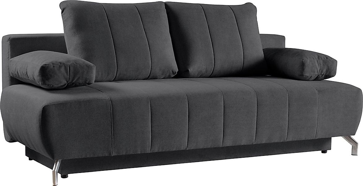 WERK2 Schlafsofa »Troya«, 2-Sitzer Sofa und Schlafcouch mit Federkern & Bet günstig online kaufen