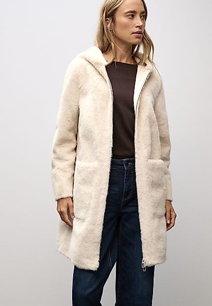 STREET ONE Fellimitatmantel Fake Fur mit günstig online kaufen