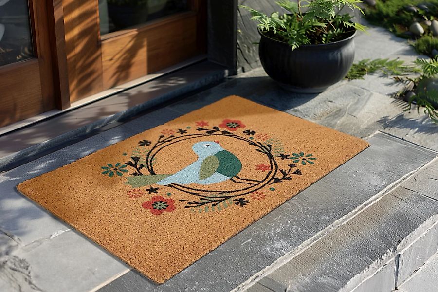 Kayoom Fußmatte "Familiy 325" rechteckig 18 mm Höhe Türmatte, Eingang, Koko günstig online kaufen