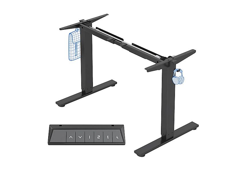 FLEXISPOT Schreibtisch Elektrisch höhenverstellbares Tischgestell, Schwarz/ günstig online kaufen