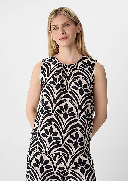 comma casual identity Blusentop Ärmellose Bluse günstig online kaufen