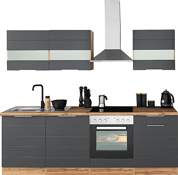 KOCHSTATION Küchenzeile KS-Luhe, 240 cm breit, günstig online kaufen