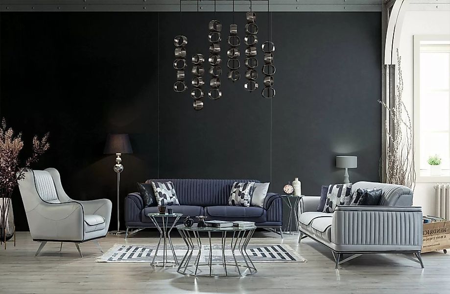 Villa Möbel Polstergarnitur BOND, (Set, 2-tlg), Hand Made Qualtiy, Luxus-Mi günstig online kaufen