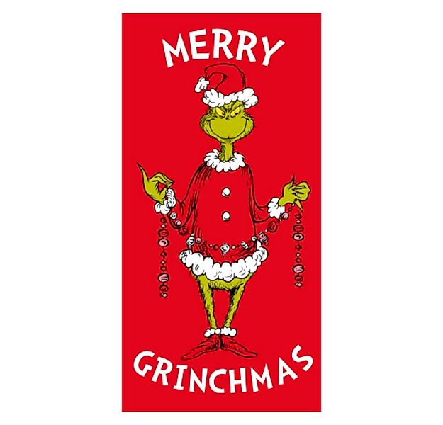 The Grinch Strandtuch The Grinch Badetuch Handtuch Strandtuch 70 x 140 cm günstig online kaufen