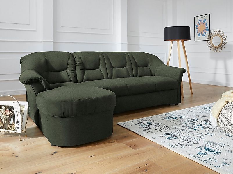 DOMO collection Ecksofa "Sarafina zeitlos und komfortabel, optional mit Fed günstig online kaufen