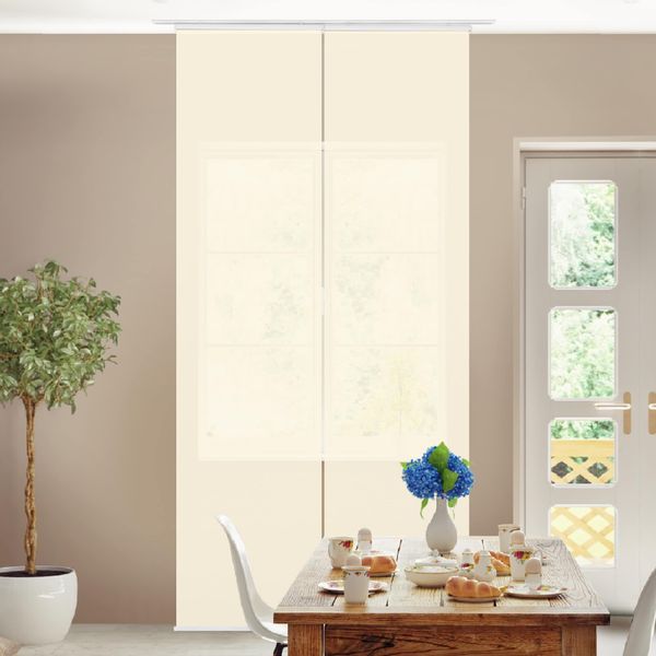 Bilderdepot24 Schiebegardine modern Flächenvorhang blickdicht Kaschmir, günstig online kaufen