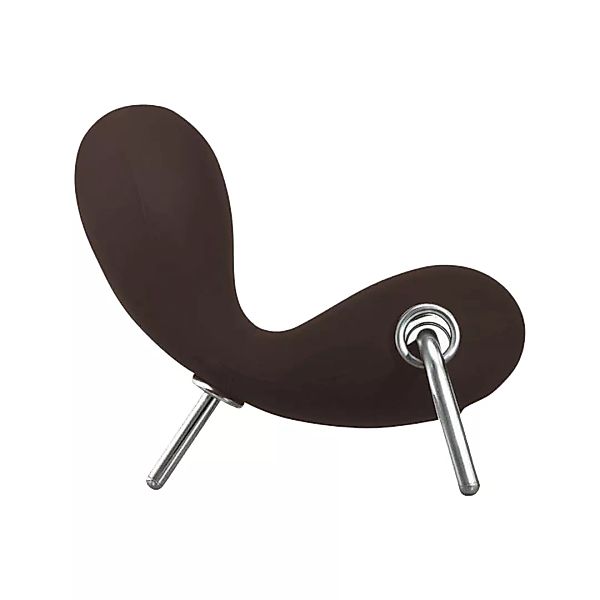 Cappellini - Embryo Chair Sessel - dunkelbraun/Bezug aus elastischem Stoff/ günstig online kaufen