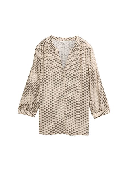 TOM TAILOR Langarmbluse Bluse mit Muster günstig online kaufen