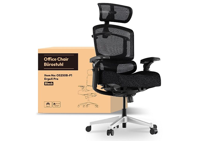 FLEXISPOT Bürostuhl ErgoX, Schreibtischstuhl Premium Ergonomischer (mit 7D- günstig online kaufen