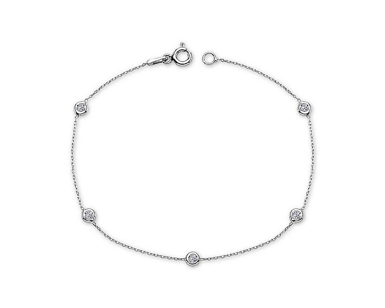 EinStein Diamant Goldarmband 0,15 Carat Diamant Armkette Armband 14 Karat W günstig online kaufen