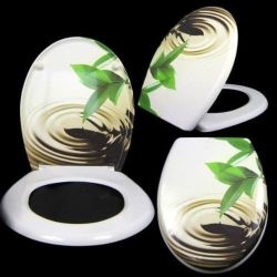 LikeKa WC-Sitz mit Absenkautomatik Toilettendeckel Duroplast günstig online kaufen