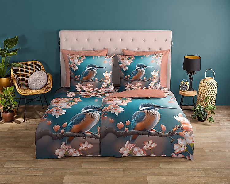 good morning Wendebettwäsche "Monti" 3 Stk. tlg. 100% Baumwolle, Renforcé, günstig online kaufen
