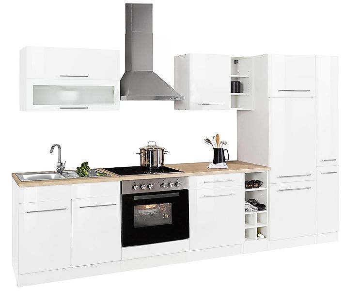 KOCHSTATION Küchenzeile »KS-Eton«, ohne E-Geräte, Breite 330 cm günstig online kaufen