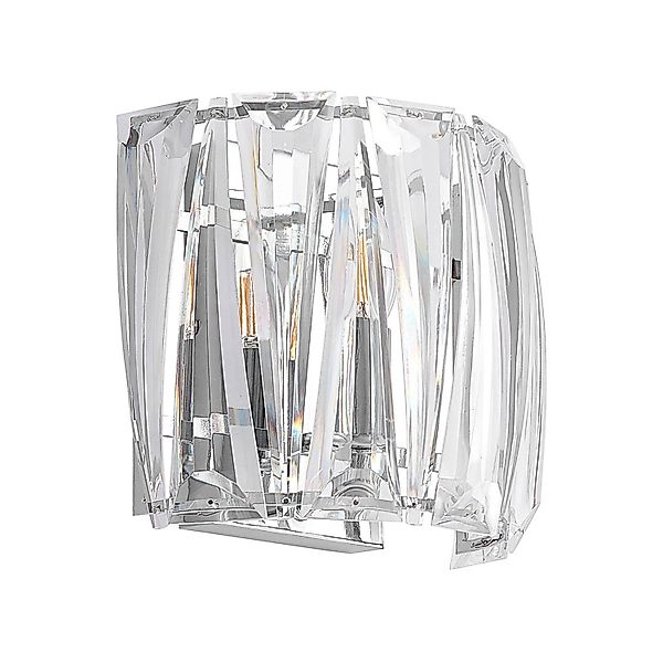 Lindby Wandleuchte Wandlampe Innen Sofia 9627680 in Transparent 1-flammig E günstig online kaufen