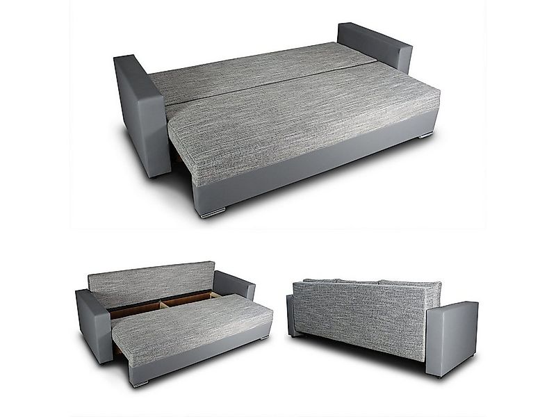 Sofnet Schlafsofa Bird, mit Schlaffunktion und Bettkasten, Bettsofa mit Chr günstig online kaufen