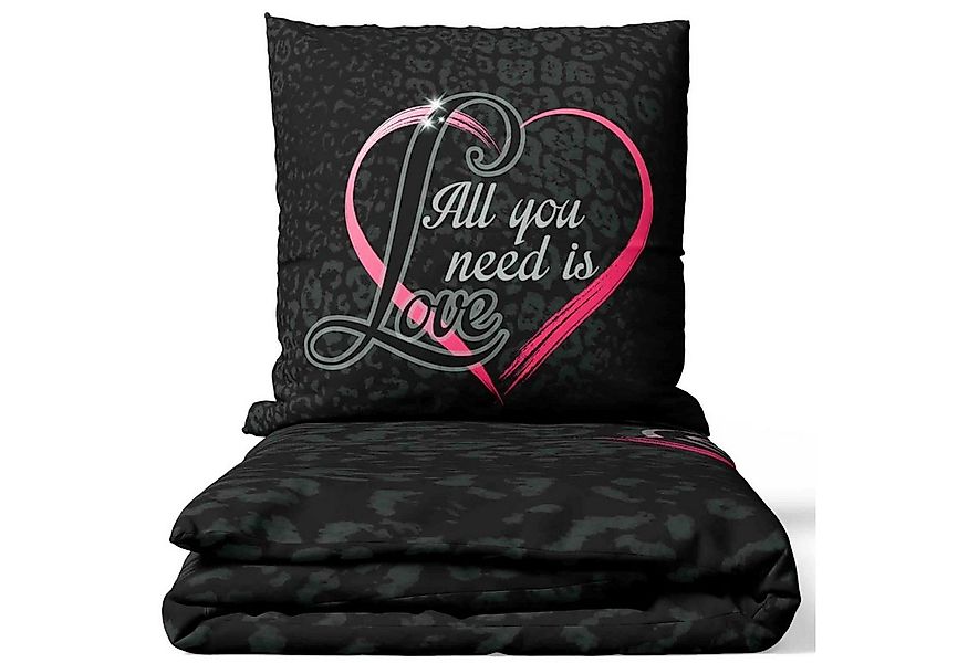 Leonado Vicenti Bettwäsche Pflegeleicht 135x200 oder 155x220, Microfaser, 2 günstig online kaufen