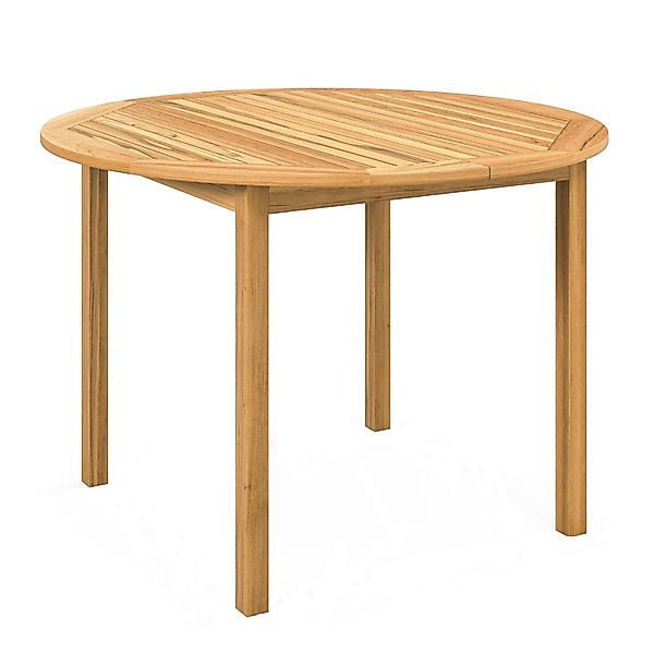 COSTWAY Gartentisch, rund, Esstisch 4 Personen, günstig online kaufen