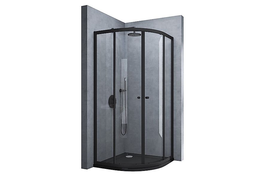 Mai & Mai Runddusche Duschkabine Viertelkreis Duschabtrennung ESG mit NANO günstig online kaufen