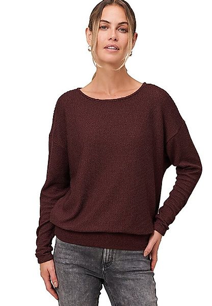 Zero Kurzarmshirt Damen Jerseyshirt strukturiert langarm (1-tlg) Plain/ohne günstig online kaufen