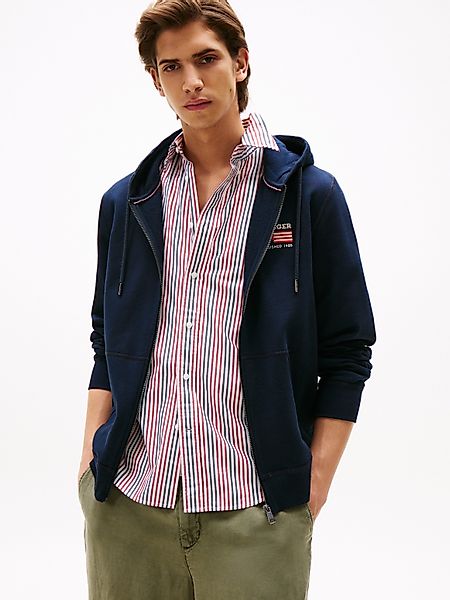 Tommy Hilfiger Kapuzensweatjacke AMERICANA ZIP THROUGH günstig online kaufen