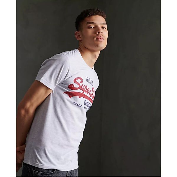 Superdry Vintage Logo Premium Goods Kurzarm T-shirt 2XL Ice Marl günstig online kaufen