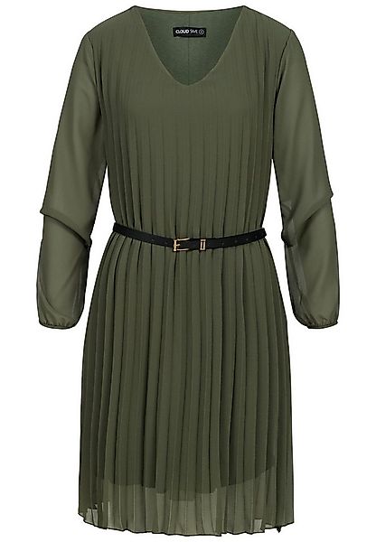 CLOUD 5IVE Shirtkleid CLOUD 5IVE Cloud 5ive Pleated Dress with belt (1-tlg) günstig online kaufen