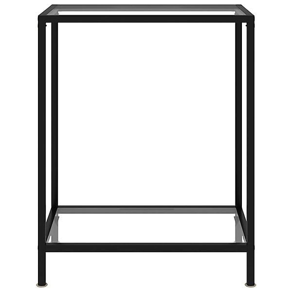 vidaXL Konsolentisch Transparent 60x35x75 cm Hartglas günstig online kaufen