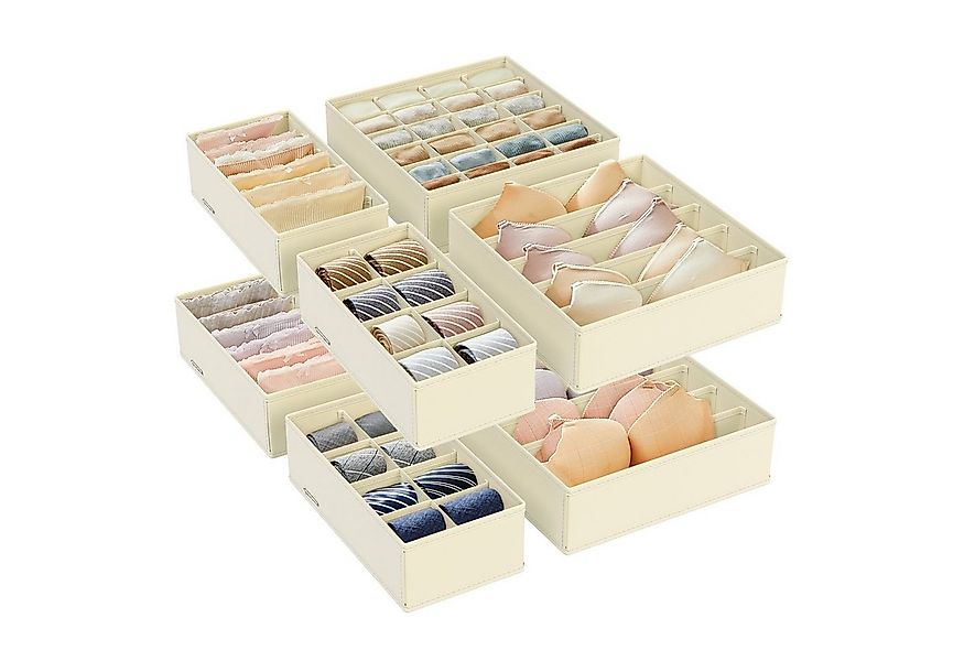 SONGMICS Aufbewahrungsbox Schubladen-Organizer (8 St), Kleiderschrank Organ günstig online kaufen