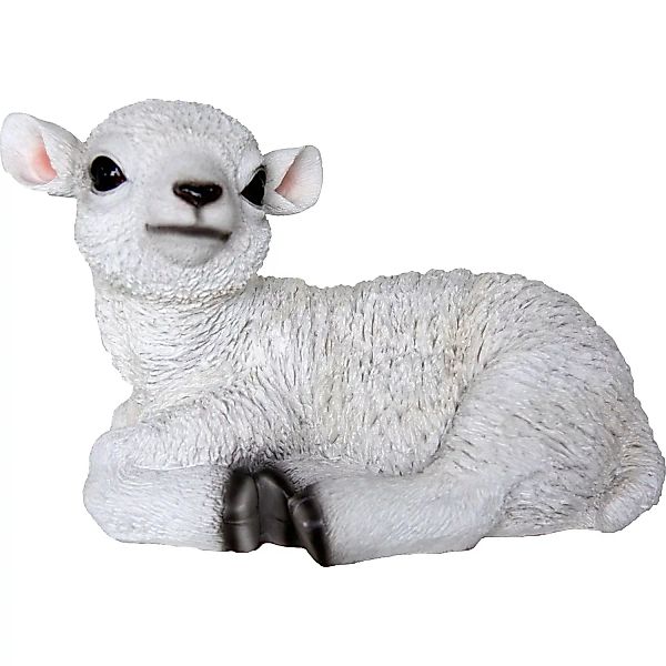 Deko-Figur Baby-Lamm liegend 15 cm günstig online kaufen
