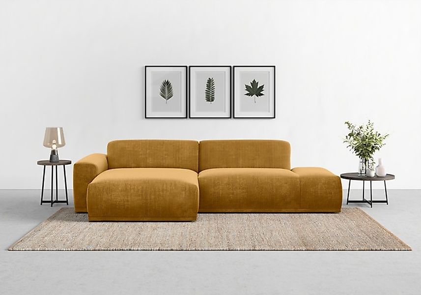 TRENDMANUFAKTUR Ecksofa »Braga, mit hochwertigem Kaltschaum, L-Form, in Cor günstig online kaufen