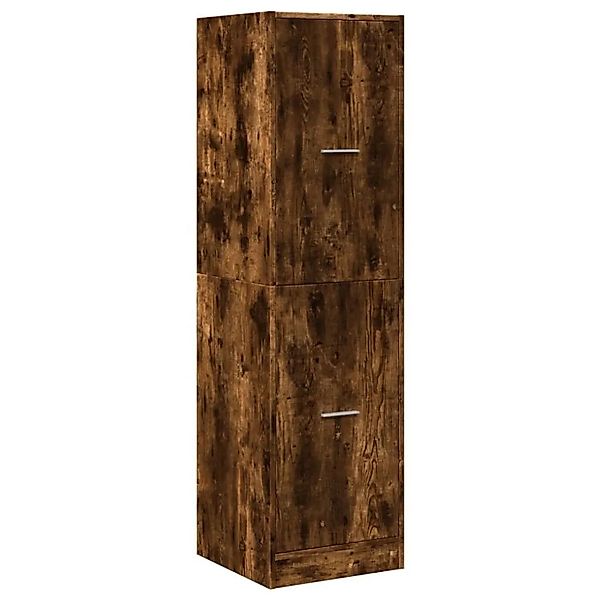 vidaXL Apothekerschrank Räuchereiche 40x41x144,5 cm Holzwerkstoff 3309640 günstig online kaufen