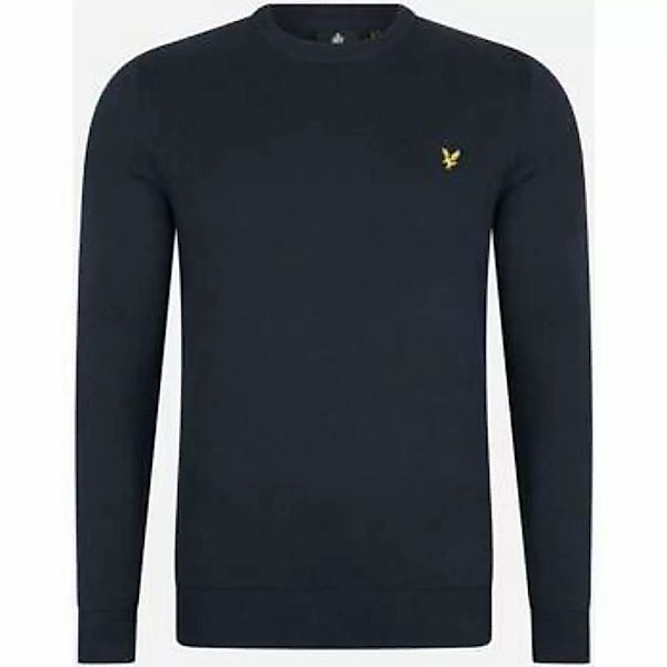 Lyle & Scott  Pullover Cotton crew neck jumper - dark navy günstig online kaufen