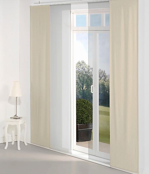 Wirth Schiebegardine "Torbole" Paneelwagen 1 Stk. tlg. günstig online kaufen