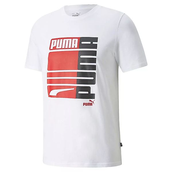 Puma Formstrip Graphic Kurzarm T-shirt S Puma White günstig online kaufen