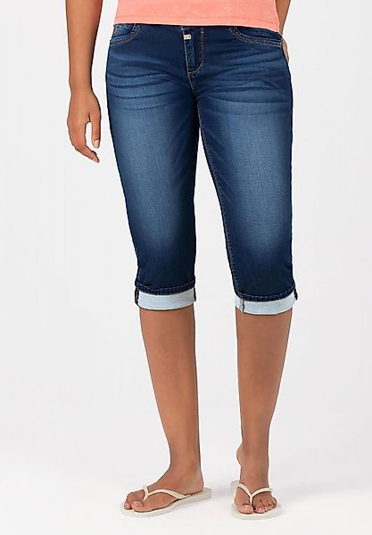 Timezone 3/4 Damenjeans Slim EnyaTZ grape blue wash günstig online kaufen