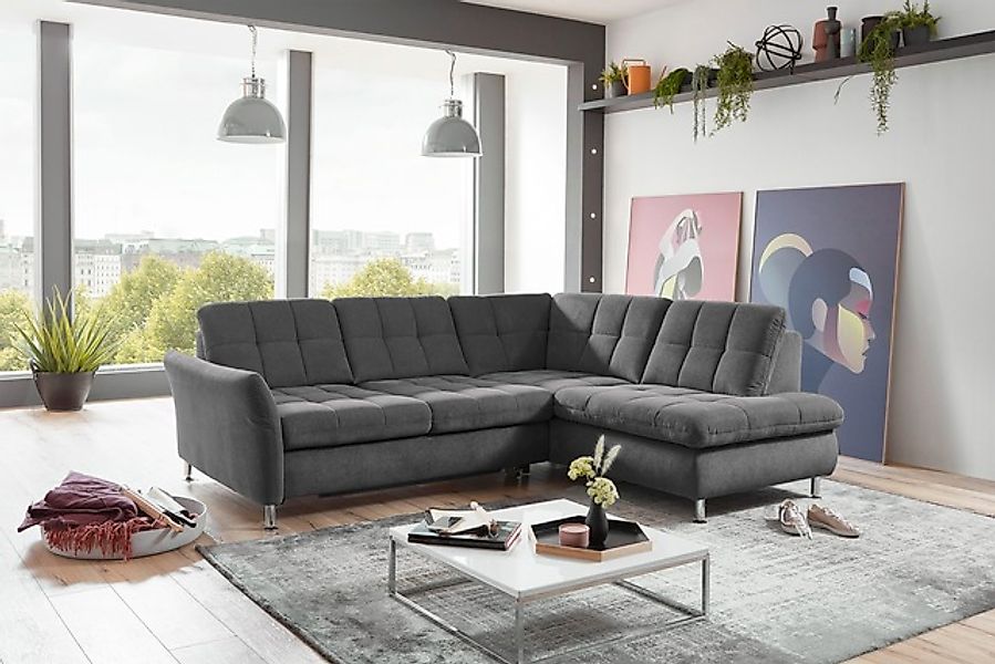 Die PlanBar Ecksofa "MP-IN20016 L-Form mit Kaltschaum-Polsterung", wahlweis günstig online kaufen