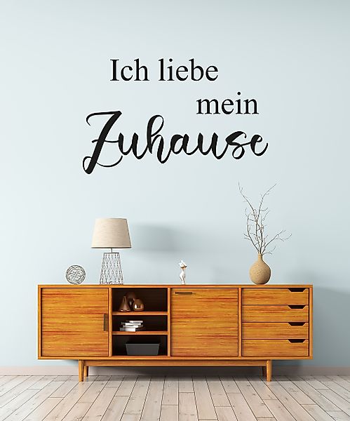 my home Wandtattoo »Ich liebe mein Zuhause«, (1 St.), Wandaufkleber, selbst günstig online kaufen