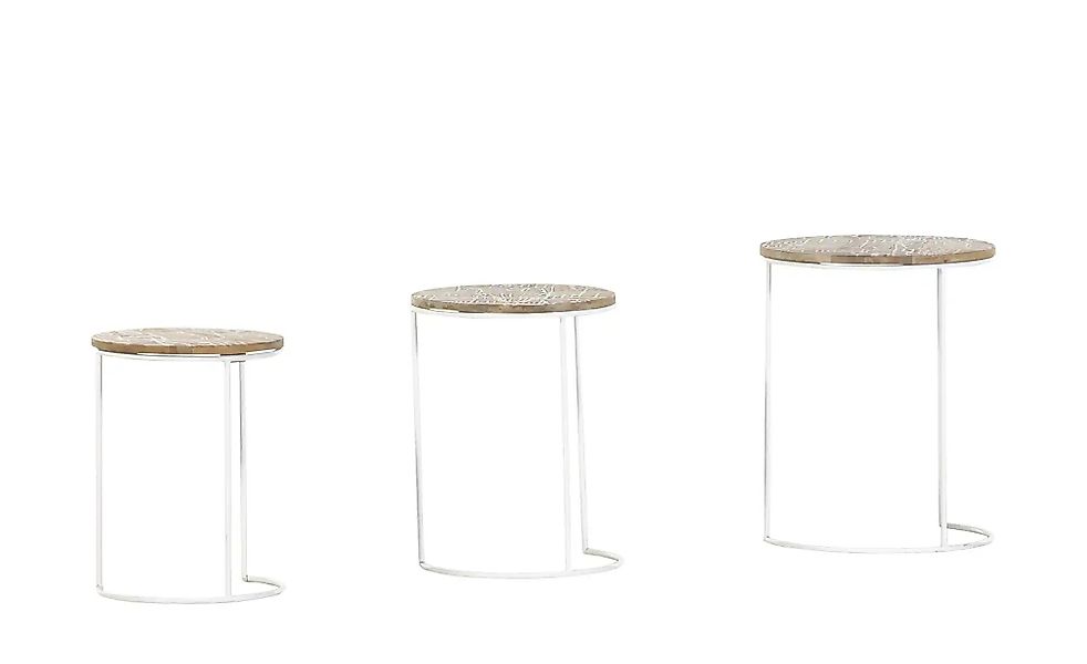 Beistelltisch  3er Set  Ray ¦ weiß Tische > Beistelltische > Beistelltische günstig online kaufen