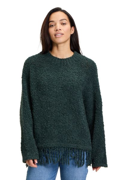 Cartoon Strickpullover Damen Strickpullover mit Fransen günstig online kaufen