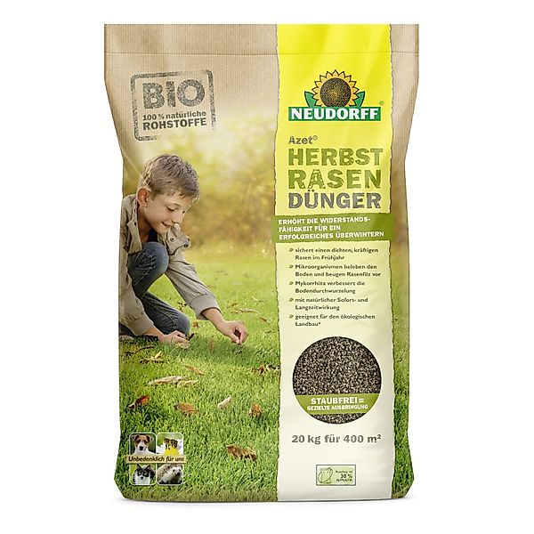 Neudorff Rasendünger Azet HerbstRasenDünger 20 kg günstig online kaufen