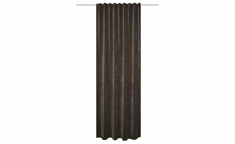 HOMEbasics Fertigschal   ¦ braun ¦ Synthetik ¦ Maße (cm): B: 135 H: 295 Gar günstig online kaufen