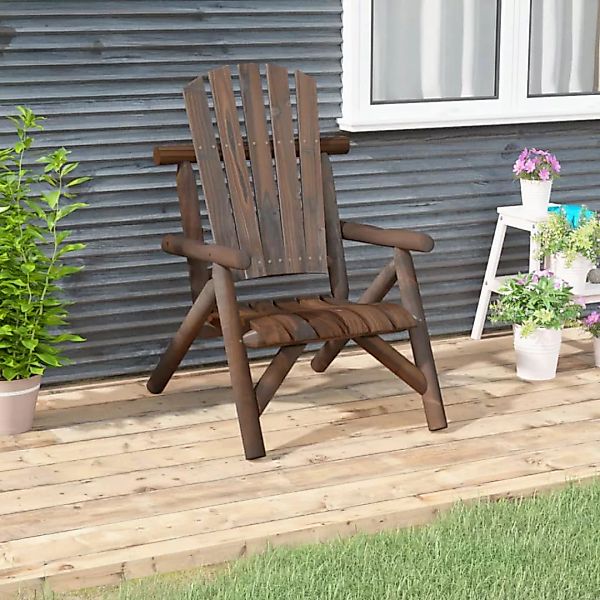 vidaXL Sofaelement Gartenstuhl 68x86x103 cm Massivholz günstig online kaufen